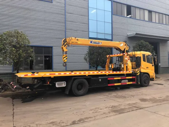 4*2 Dongfeng 8 Ton Truck Crane Knuckle Crane Truck