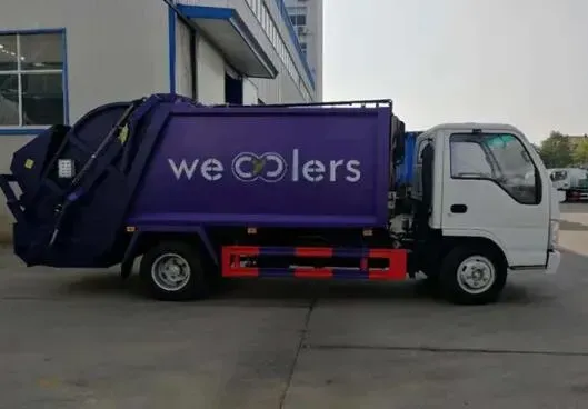 Diesel Fuel Type Rear Loader Garbage Compactor Truck 5cbm Mini Refuse Collector