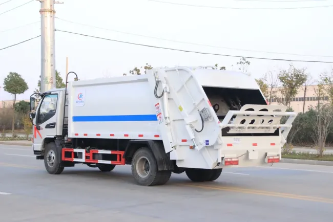 JAC 6cbm Compactor Garbage 5tons Waste Collection Rubbish Compressed Compactor Garbage Tanker Truck