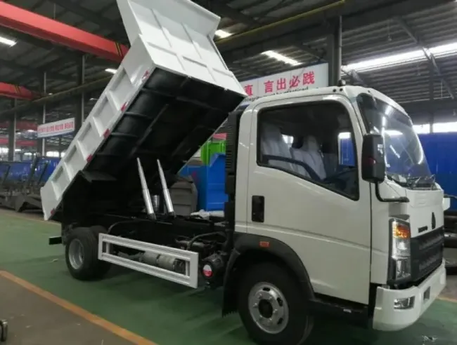 HOWO 5 Ton Tipper Dump Truck Hydraulic Lift