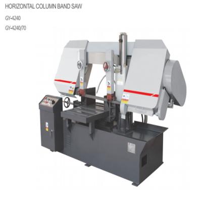 China Steel Sheet Frame Horizontal Bandsaw Machine / Dual Column Band Saw for sale
