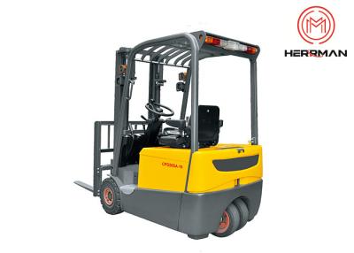 China 6200mm 1.8T Forklift High Capacity Three Wheel Electric Powered Forklift for sale