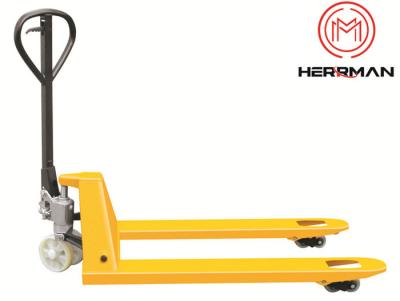 China 4400lbs 2000kgs Hand Pallet Truck Logistics Equipment Hydraulic for sale