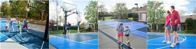 Outdoor basketball flooring interlocking outdoor basketball court flooring plastic sport court tiles