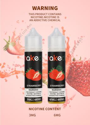 Chine Nicotine liquide MSDS du goût 5mg 6mg de fraise d'huile d'E-cigarette de Vape à vendre