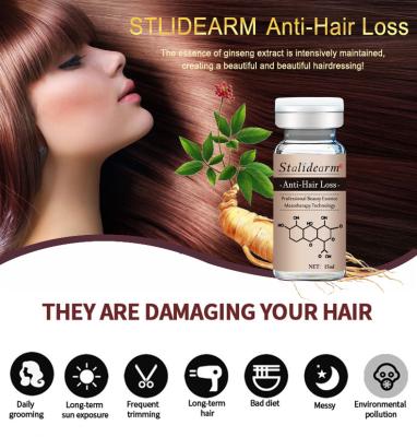 China soro natural Microneedling do crescimento do cabelo do anti ingrediente da planta do soro da queda de cabelo 10ml à venda