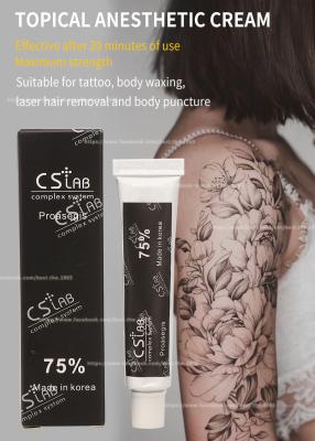 China CS Lab 75% Numb Anesthetic Cream Tattoo Topical Numbing Cream For Lip Eyebrow Tattoo Microneedling for sale