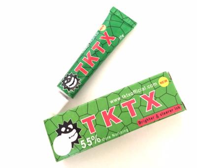 中国 元の緑TKTXの入れ墨麻痺するクリーム色に55% 10gレーザーの毛の取除くこと 販売のため