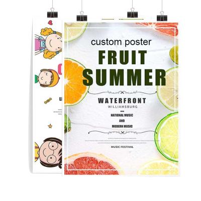 China Printing School Educational Learning Posters Standing Paper Vintage Shape for sale
