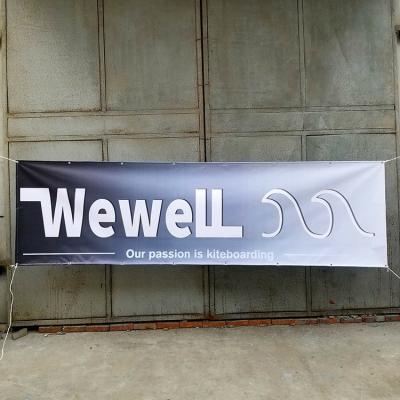 China Digital Printed PVC Banner Vinyl Mesh Full Color Advertising With Grommets for sale