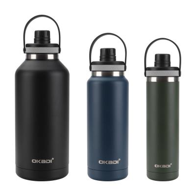 China 1.5 Litre 1 Litre 1000ml  0.75L/1L/2L Vacuum Sports Bottle Water Stainless Steel With Custom Logo for sale