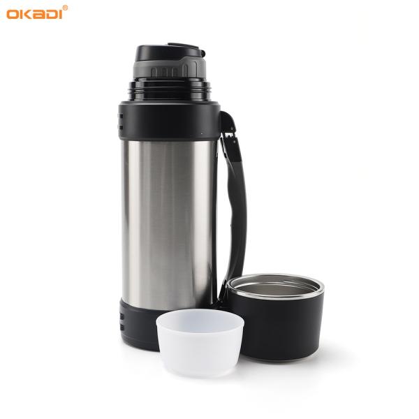 Quality 1500ML Double Wall 304 Stainless Steel Vacuum Travel Pot Thermos Outdoor Thermal for sale