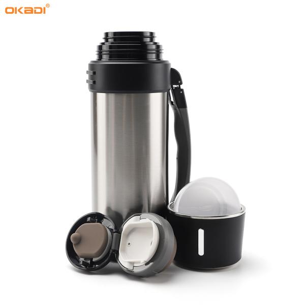 Quality 1500ML Double Wall 304 Stainless Steel Vacuum Travel Pot Thermos Outdoor Thermal for sale