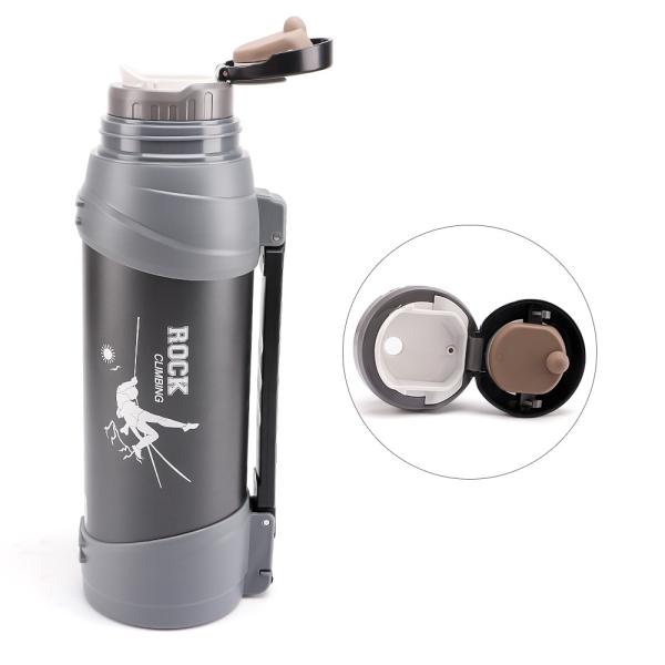 Quality 2000ML Vacuum Travel Pot Termos 2 Lt Large Capacity Stainless Steel Double Wall for sale