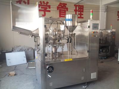 China 30-50 0.1M³ / Min Capacity Plastic Tube Filling Machine For Air Heating Sealing Tube for sale