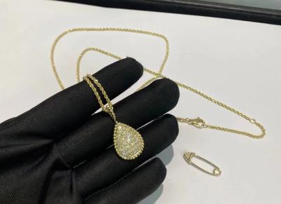 중국 파베 다이아몬드와 보헴 매달리는 18K 금 동기 매달리는 세트 부셰온 뱀 판매용