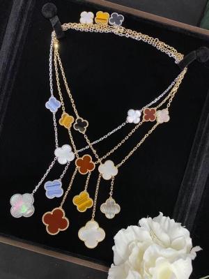 China jóias bonitas jóias clássicas Van Cleef jóias de - Qualidade garantida 18K Colar de ouro branco à venda