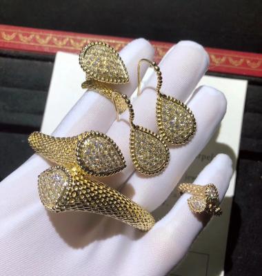 Chine 18K or Diamond Bracelet/anneau/boucles d'oreille pour des magasins de bijoux de marque d'anniversaire de mariage à vendre