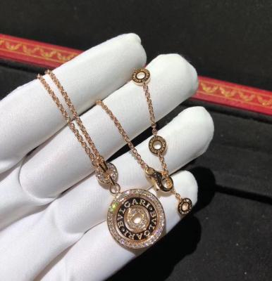 China Charming  Cerchi Astrale 18K Rose Gold Diamond Necklace Customization Available for sale