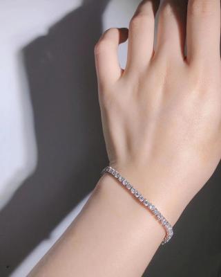 China fabricante de la joyería del diamante de los vvs el mejor en las pulseras de tenis de China para las mujeres en venta