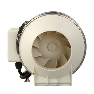 China 220V 4 Inch 6 Inch 8 Inch 200mm Air Duct Ventilation Mixed Flow Inline Duct Fan for sale