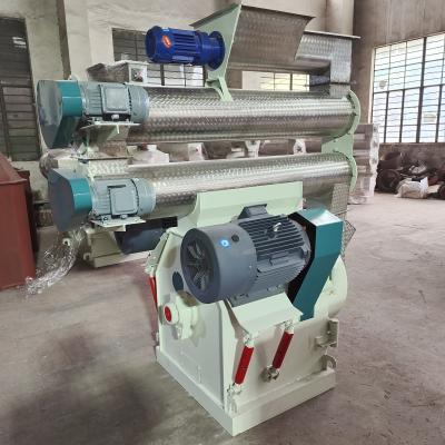 China 55KW Horizontal Pellet Mill Machine Animal Fish Feed Pelletizer for sale