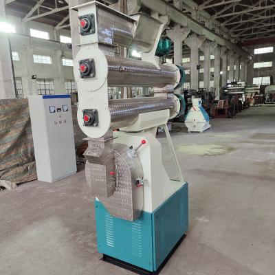 China Belt Drive Small Ring Die Pellet Mill Wood Feed Pellet Production Line 1th for sale