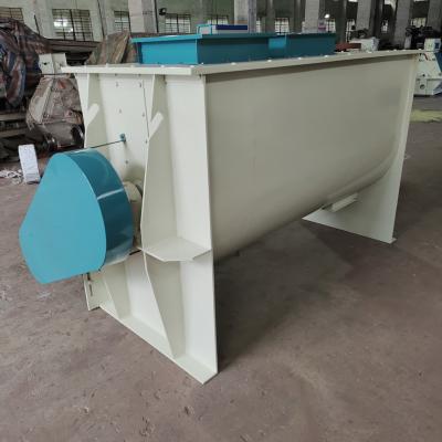 China Single Shaft Feed Mixer Poultry Feed Manufacturing Plant Livestock Feed Machinery for sale