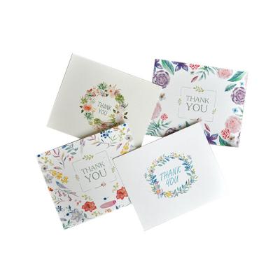China La tarjeta de felicitación de papel plegable para casarse/cumpleaños/regalo/le agradece utilizar en venta