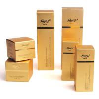 China Cajas de empaquetado del cosmético de encargo del oro de Rose para los productos para el cuidado de la piel nutritivos en venta