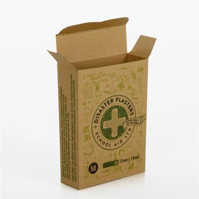 China Kraft Paper Pharmaceutical Packaging Box Eco Friendly Custom Design for sale
