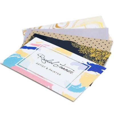 China Personality Printed Paper Business Cards Embossed Gold Foil Luxury Business Cards Printing for sale