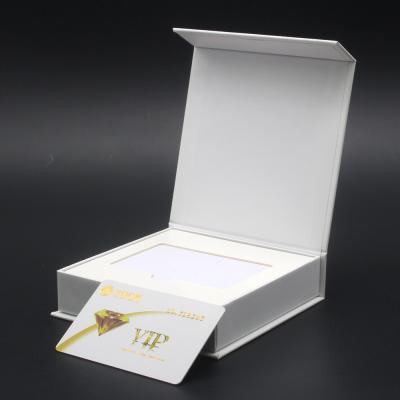 China Custom Logo Printing Paper Slim VIP Gift Card Boxes Credit Card Holder Packaging Box For Card for sale
