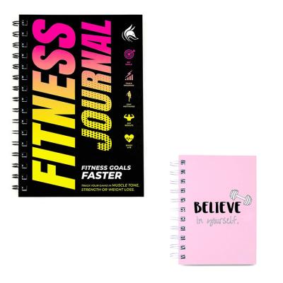 China Custom Printing Hardcover Fitness Journal And Planner For Workouts for sale
