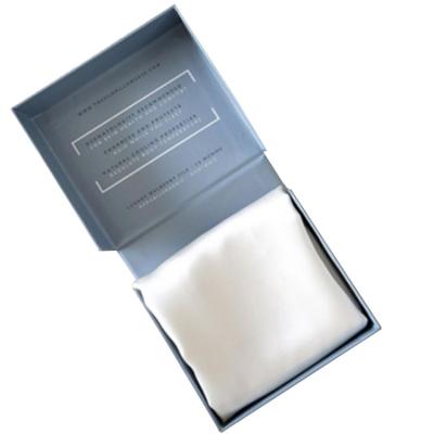 China Caja de empaquetado de imprenta del papel del regalo de seda vacío de encargo de la funda de almohada para la funda de almohada en venta