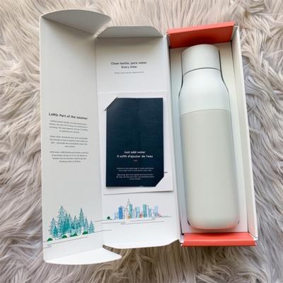 China Cajas de regalo de empaquetado modificadas para requisitos particulares de la botella de agua para la botella de agua packiging en venta