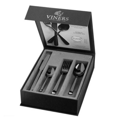 China Los cubiertos de encargo de los cuchillos de Logo Printed Empty Spoons Forks fijaron la caja de regalo de empaquetado en venta