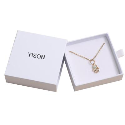 China Collar de encargo Ring Jewelry Box Packaging del pendiente de la pulsera del cajón del necio de la caja de regalo de la joyería de los accesorios en venta