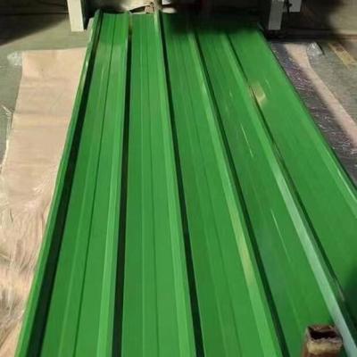 China Prepainted Colour Coated Metal Corrugated Roofing Sheets For Building for sale