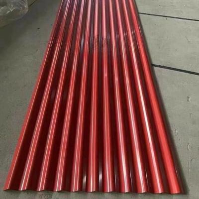 China 0.28mm Waves Outdoor Color Coated Roofing Sheet ASTM A755/EN 10346 Standard for sale