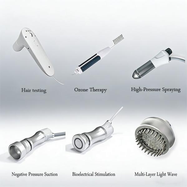 SICAPU hair restoration machine display and controls