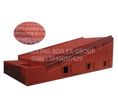China Chain Grate Stoker Travelling Grate  Coal Boiler Stepping Water Cooled Grate Stoker for sale