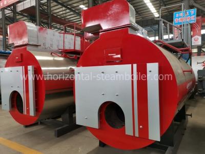 China Horizontal Natural Gas Fired Steam Boiler 1-20 Ton Per Hour For Laundry Room for sale