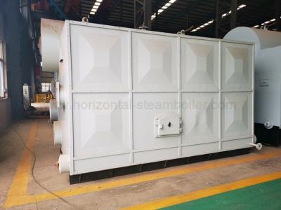 China Horizontal Peanut Shell Briquetting Boiler / Sawdust Fired Steam Boiler for sale
