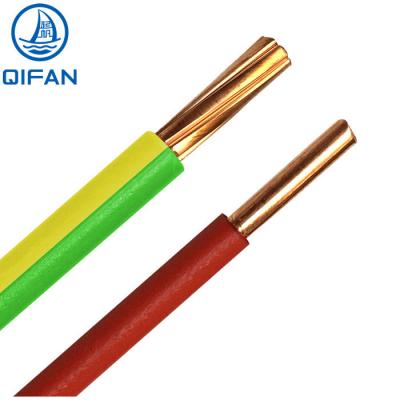 China Building Wire Cable H07V-U CE Certificate PVC Insulation Copper Wire Earth Wire Building Wire with CE Certificate for sale