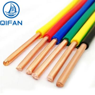 China Building Wire Cable Factory Sale! CE Certification H07V-K H07V-R Nya Nyaf BV RV Bvr PVC Insulation Copper Wire Earth for sale