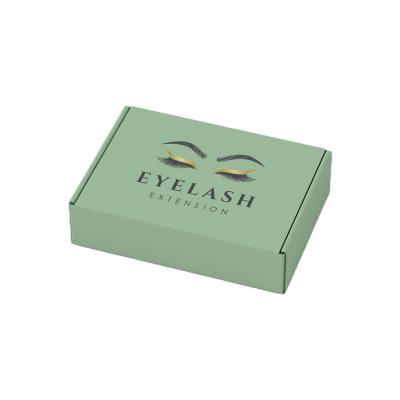 Private Label False Eyelash Shipping Paper Box Corrugated Board Eyelash Packaging