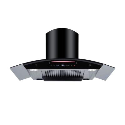 China Arc Chimney Stainless Steel Cooker Hood Extractor 900mm for sale