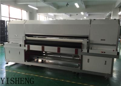 China 4 - 8 Color Flatbed Fabric Inkjet Printer Print On Cotton Poly Silk 1800mm for sale