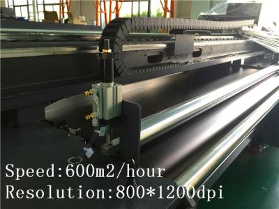 China 2.2m Starfire 1024 Digital Fabric Printing Machine With High Speed 600m2 / Hour for sale